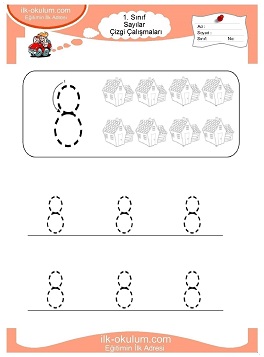 Çocuklar İçin Çizgi Çalışma Sayfaları 
